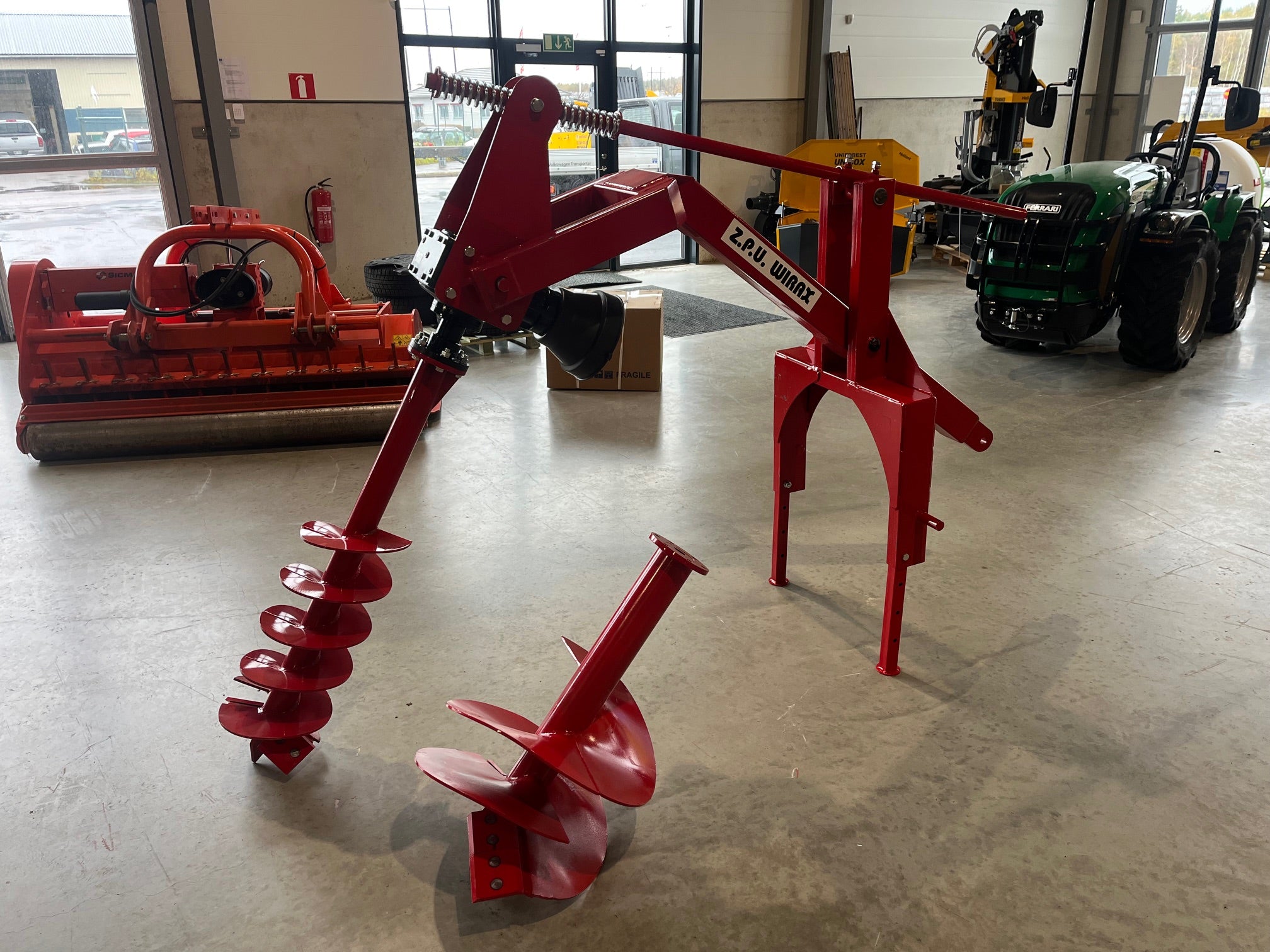 Jordborr för traktor