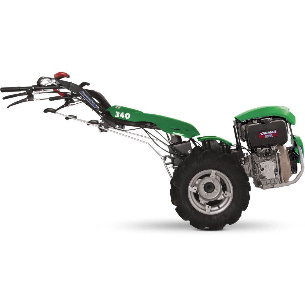 Sidovy av Ferrari 340 Powersafe diesel tvåhjulstraktor