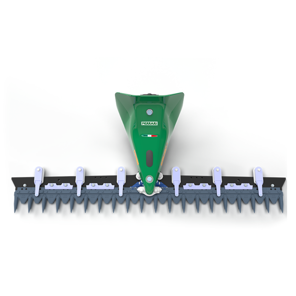 Ferrari Slåtterbalk Duplex för effektiv gräsklippning med dubbelknivssystem.
