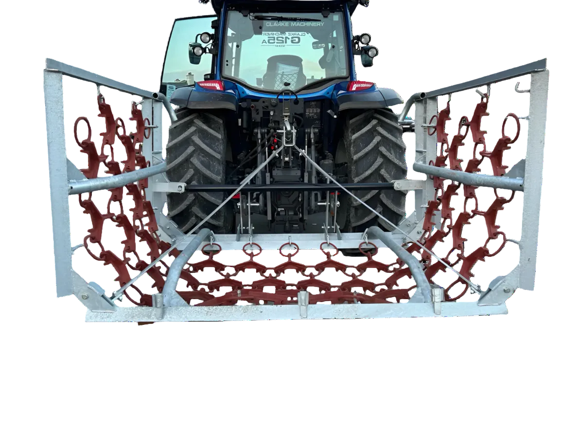 grÀsharv 6 meter hydrauliskt vikbar galvaniserad för traktor - Hallant