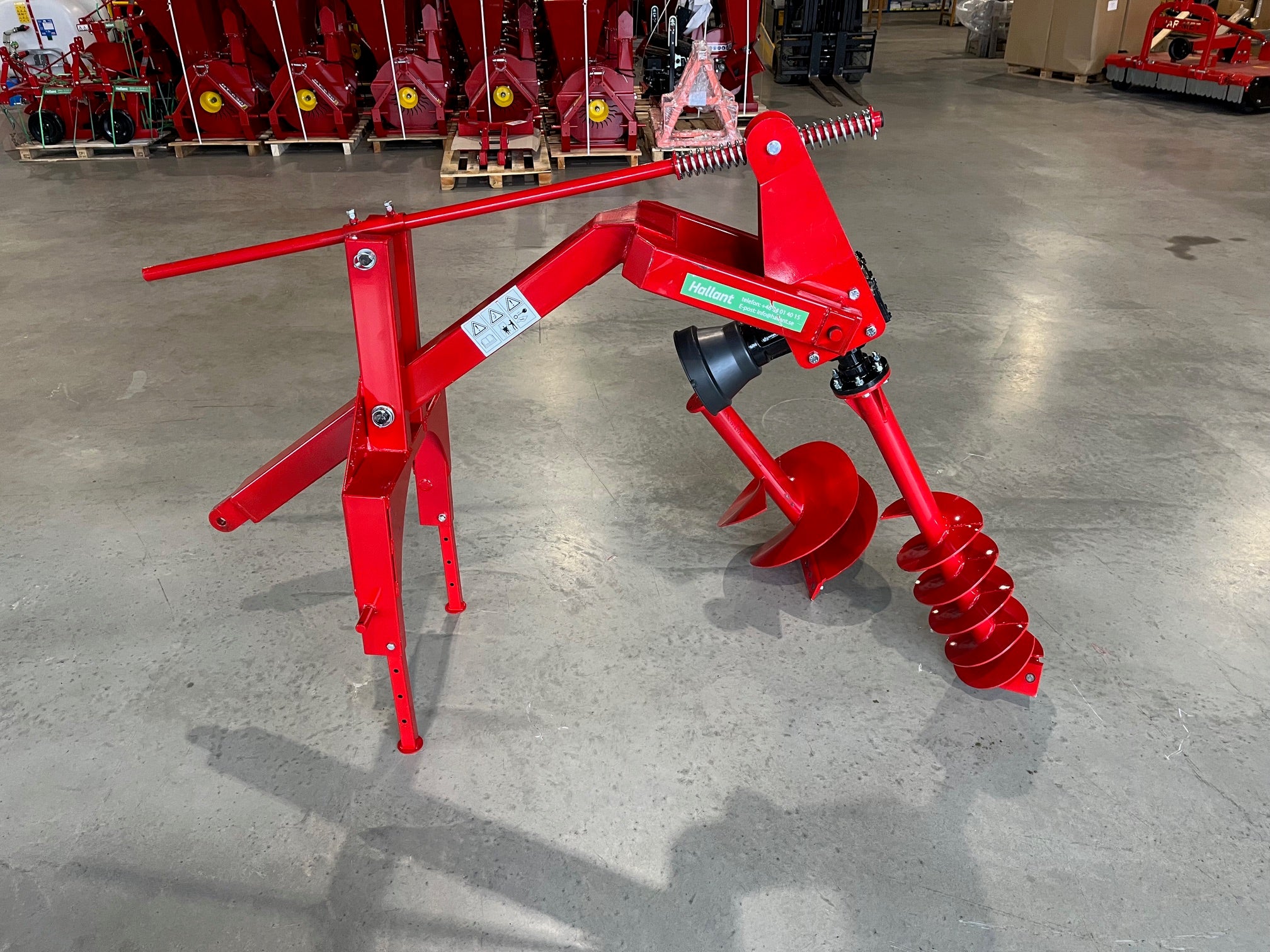 Jordborr för traktor - PTO-drivet, ingen hydraulik krävs