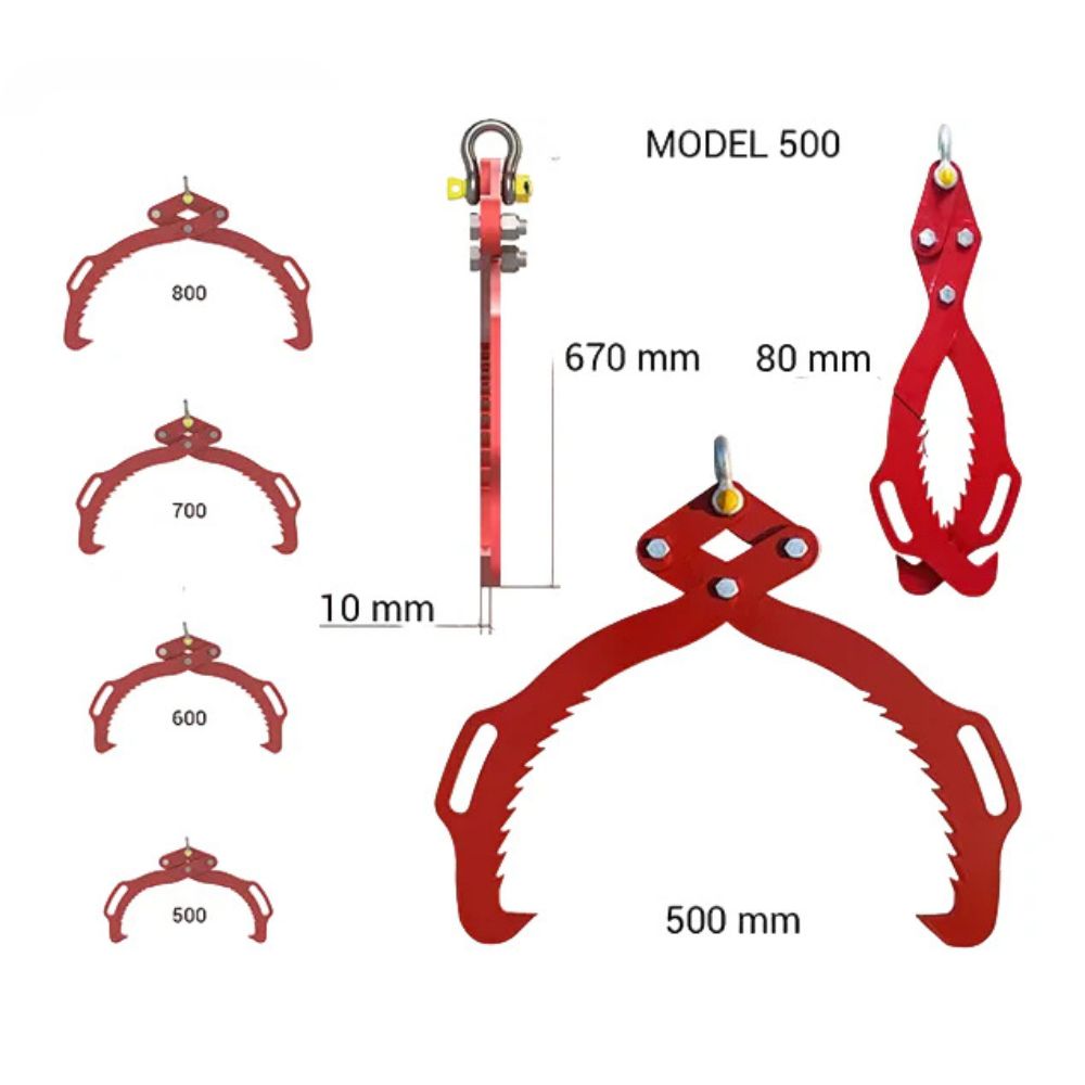 Remet timmersax 500 mm för virke och stocklyft - kompakt modell för mindre stockar