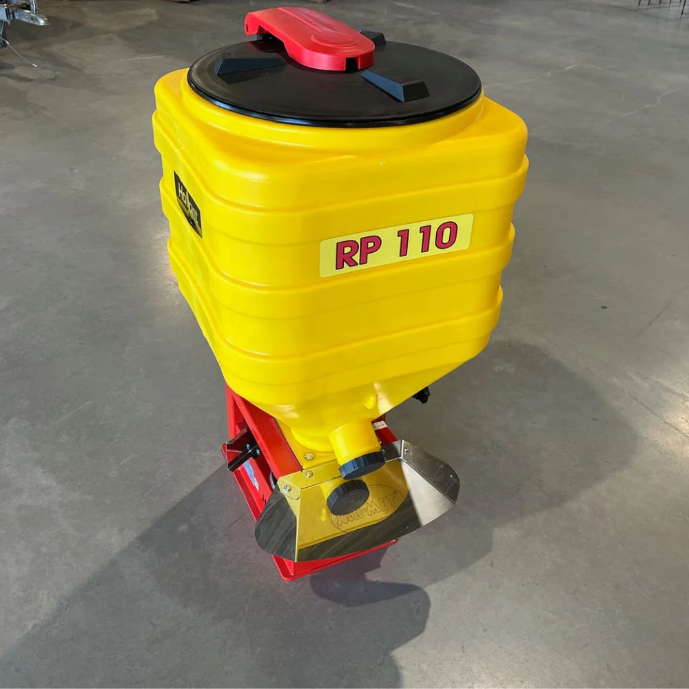 Rostfri spridningsenhet i INOX-stål med dosjustering