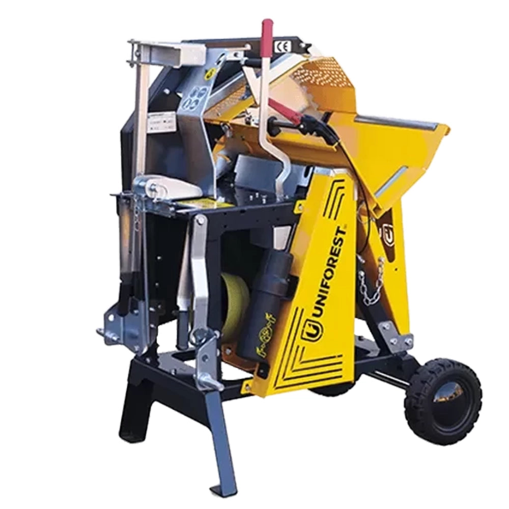 Vedkap WKA 700 Uniforest med 700mm cirkelsåg - traktordriven och elmotor