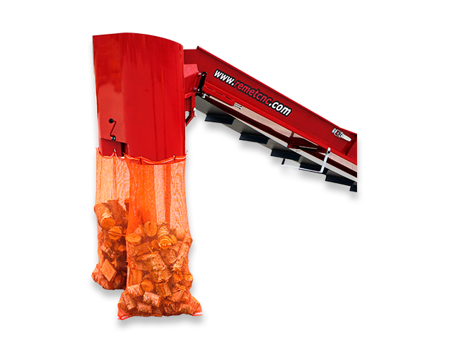 Dubbel påsfyllare för elevator