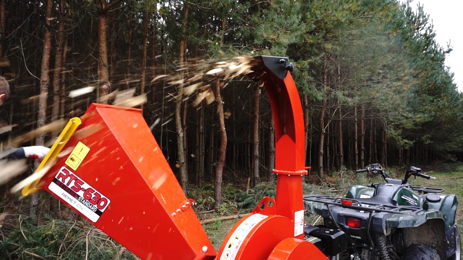 RTS-630 flishugg ATV med bensinmotor