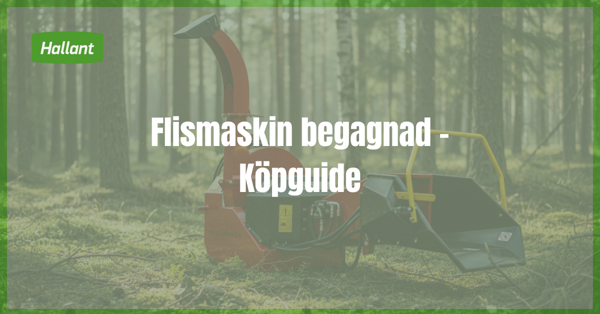 flismaskin begagnad köpguide