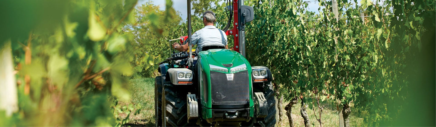 Ferrari traktor i vinodling – kompakt och smidig för frukt- och vingårdsbruk