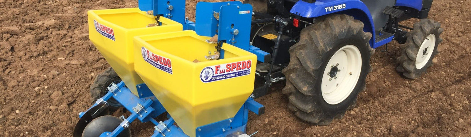 F.lli Spedo Potatisredskap - Sättare &amp; Upptagare för Tvåhjulstraktor