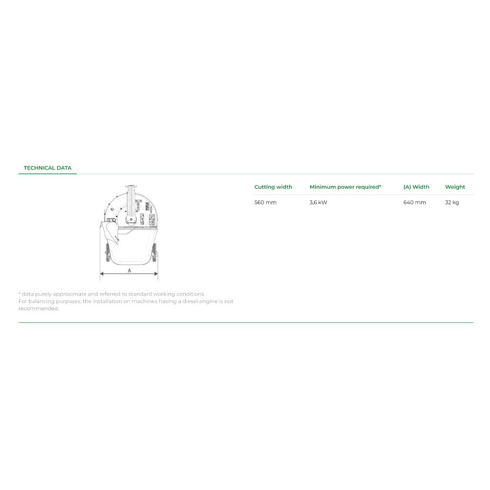 Gräsklippare med uppsamlare 56 cm