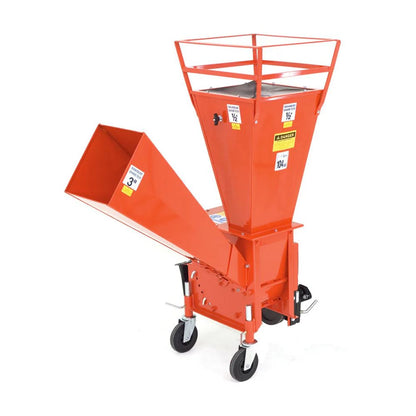 Caravaggi BIO 100 flishugg – kompakt bensindriven flismaskin för grenar, trädgårdsavfall och kompostarbete.