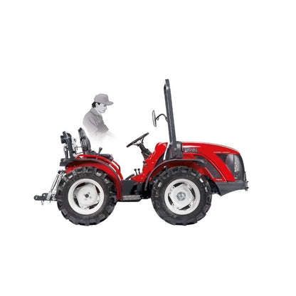 Antonio Carraro Tigre 3800 isodiametrisk kompakttraktor sidovy – 25,7 hk Yanmar Stage V, 1 050 kg