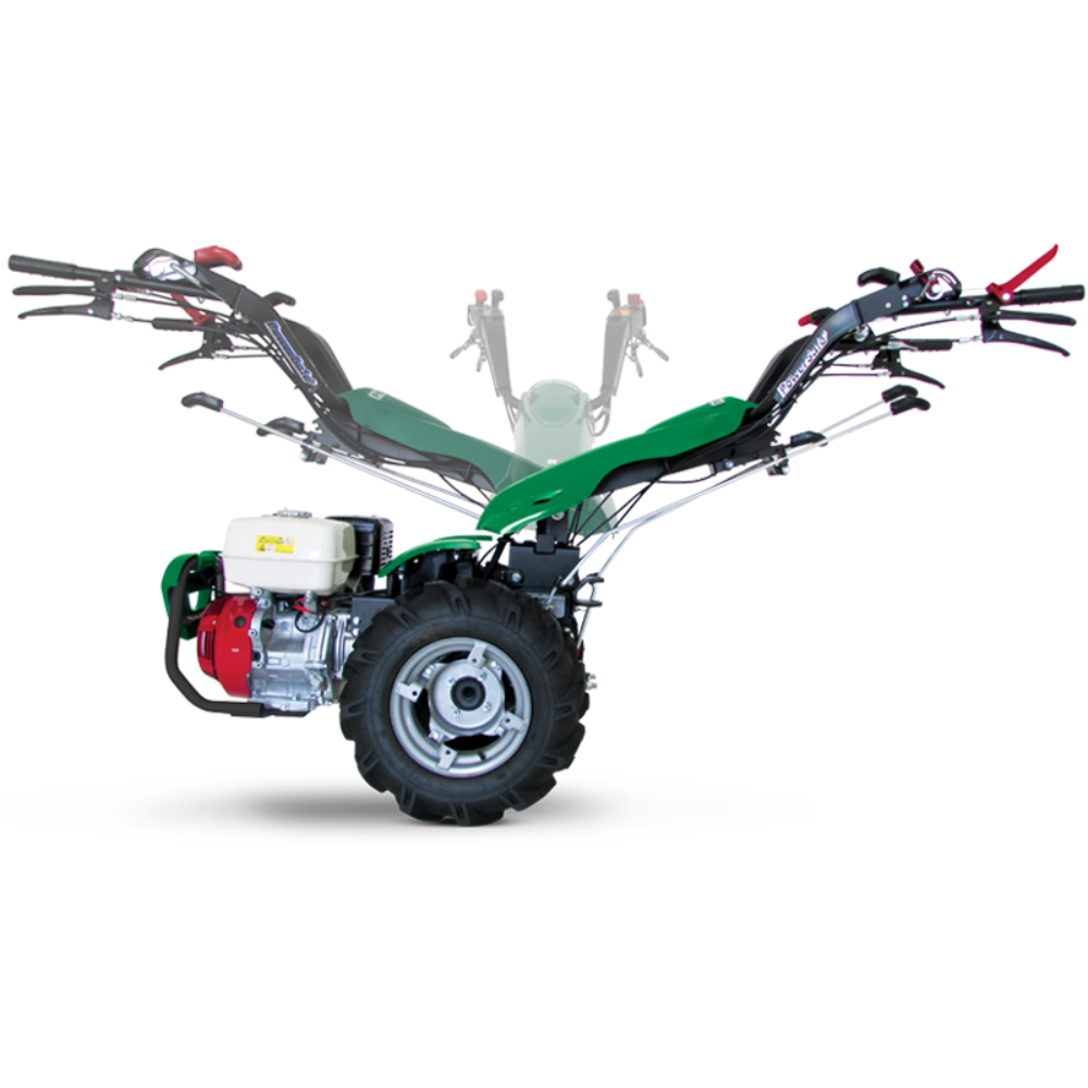 Ferrari 338 PowerSafe tvåhjulstraktor i diagonal vy