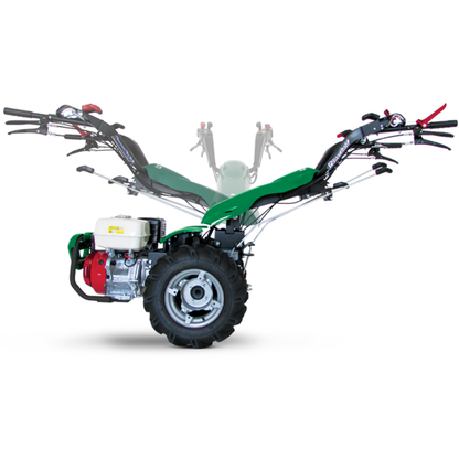 Ferrari 338 PowerSafe tvåhjulstraktor i diagonal vy