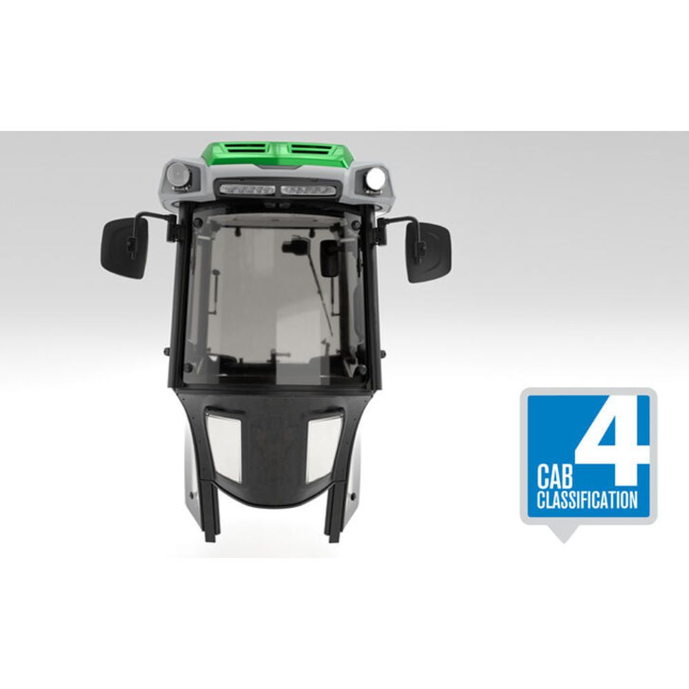 Detaljbild på den säkra förarhytten oi Ferrari Mizar 70 AR.