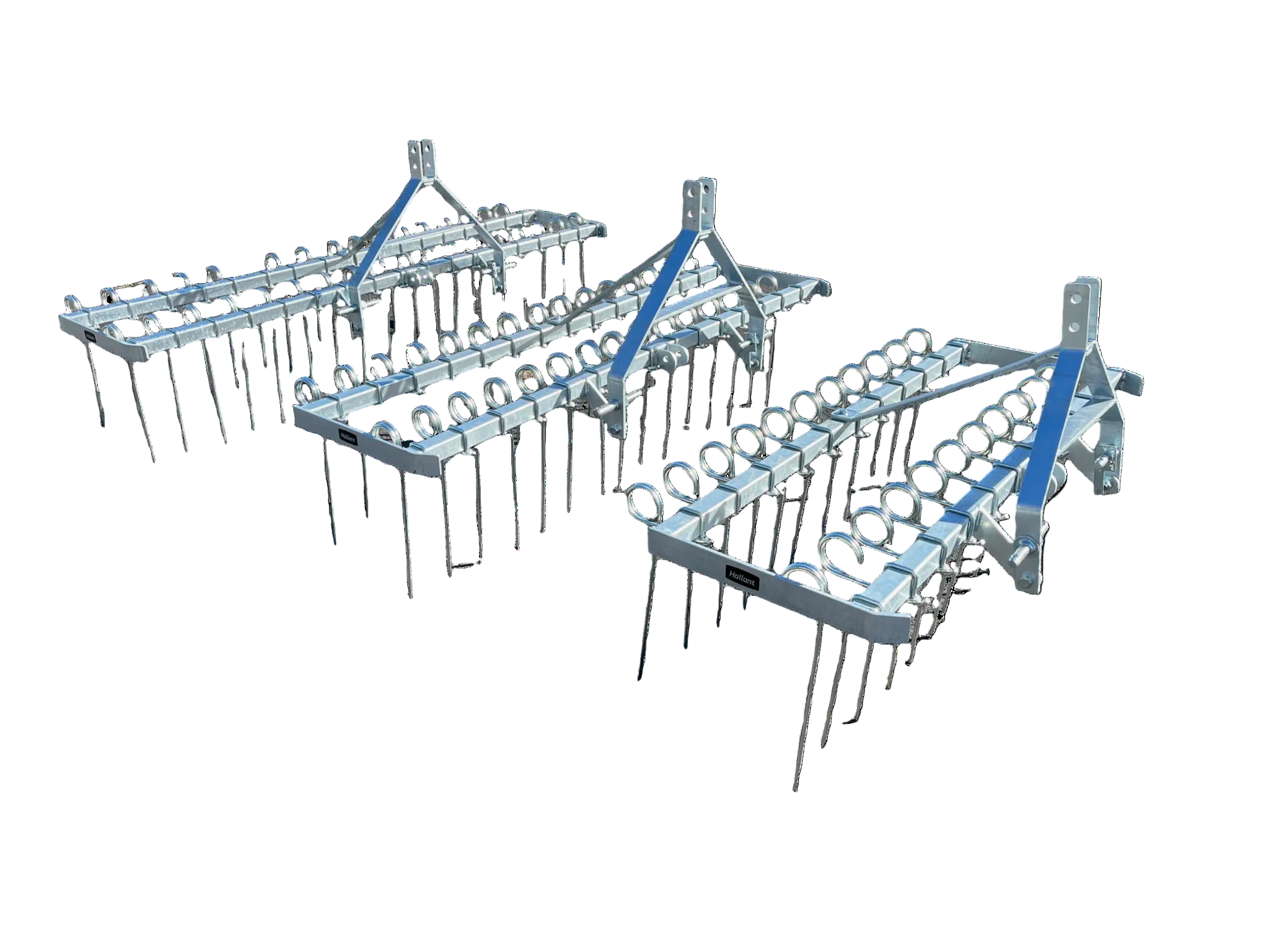 Gårdsharv galvaniserad för traktor 160-240 cm - Hallant