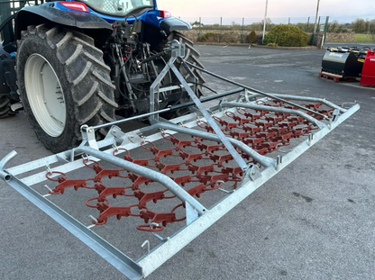 Gräsharv 4 meter med manuell uppfällning för enkel transport