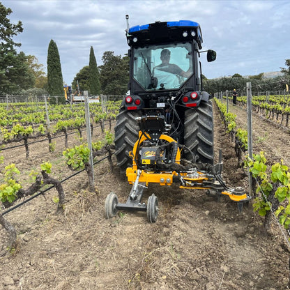Detaljbild Orizzonti rotorfräs 20 cm diameter för professionell ogräsbekämpning i vinodling