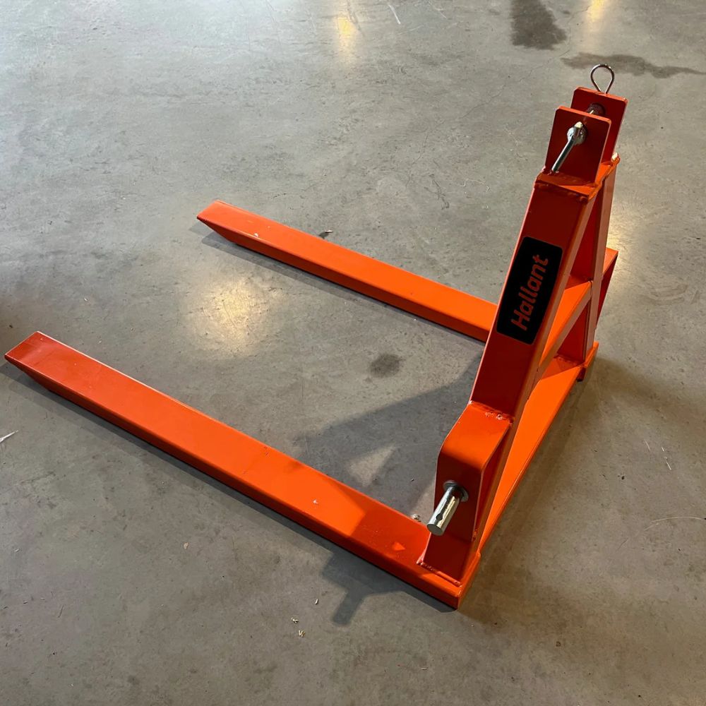 CAT I och CAT II fäste till pallgafflar för trepunktslyft 1000 kg