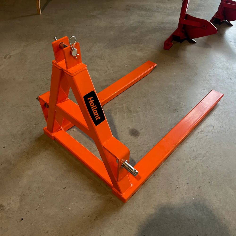 Pallgafflar för traktor med trepunktslyft – 1000 kg kapacitet