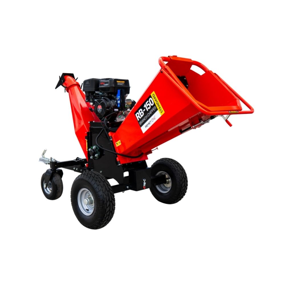 Mobil bensindriven flishugg Remet rb-150 framifrån