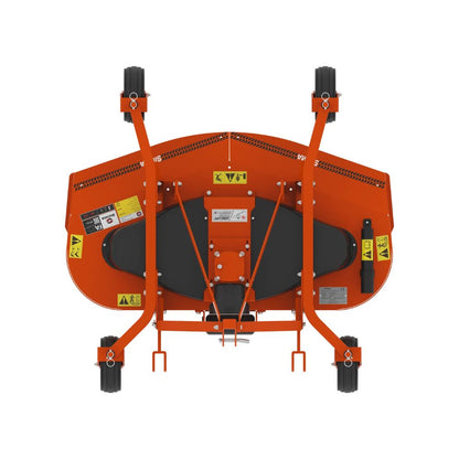 Sicma FA 1200 klippaggregat – klippkammare och knivar sedda ovanifrån med 3-punktskoppling