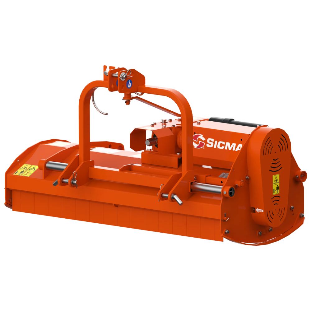 Sicma TB 140 betesputs framifrån – förskjutbar arbetskonfiguration och bärvals