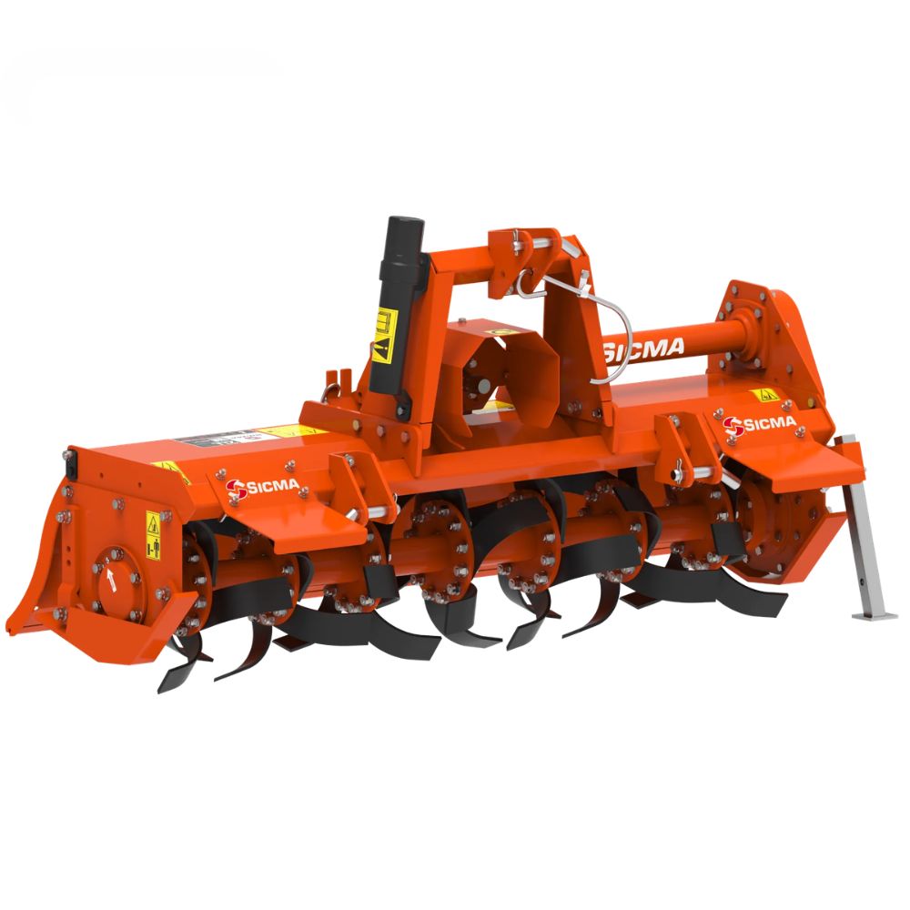 Sicma ZLL 140 jordfräs 140 cm för traktor – helhetsbild framifrån