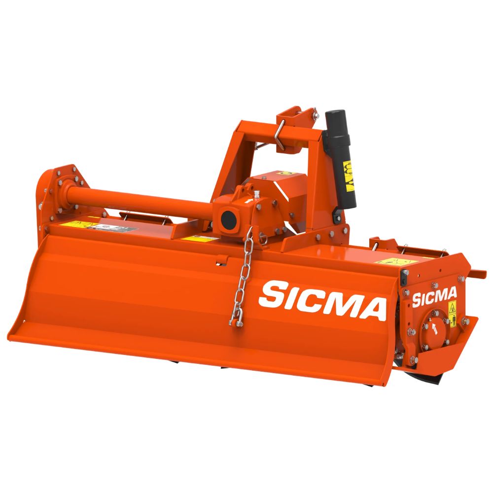 Sicma ZLL 140 jordfräs 140 cm för traktor – helhetsbild bakifrån