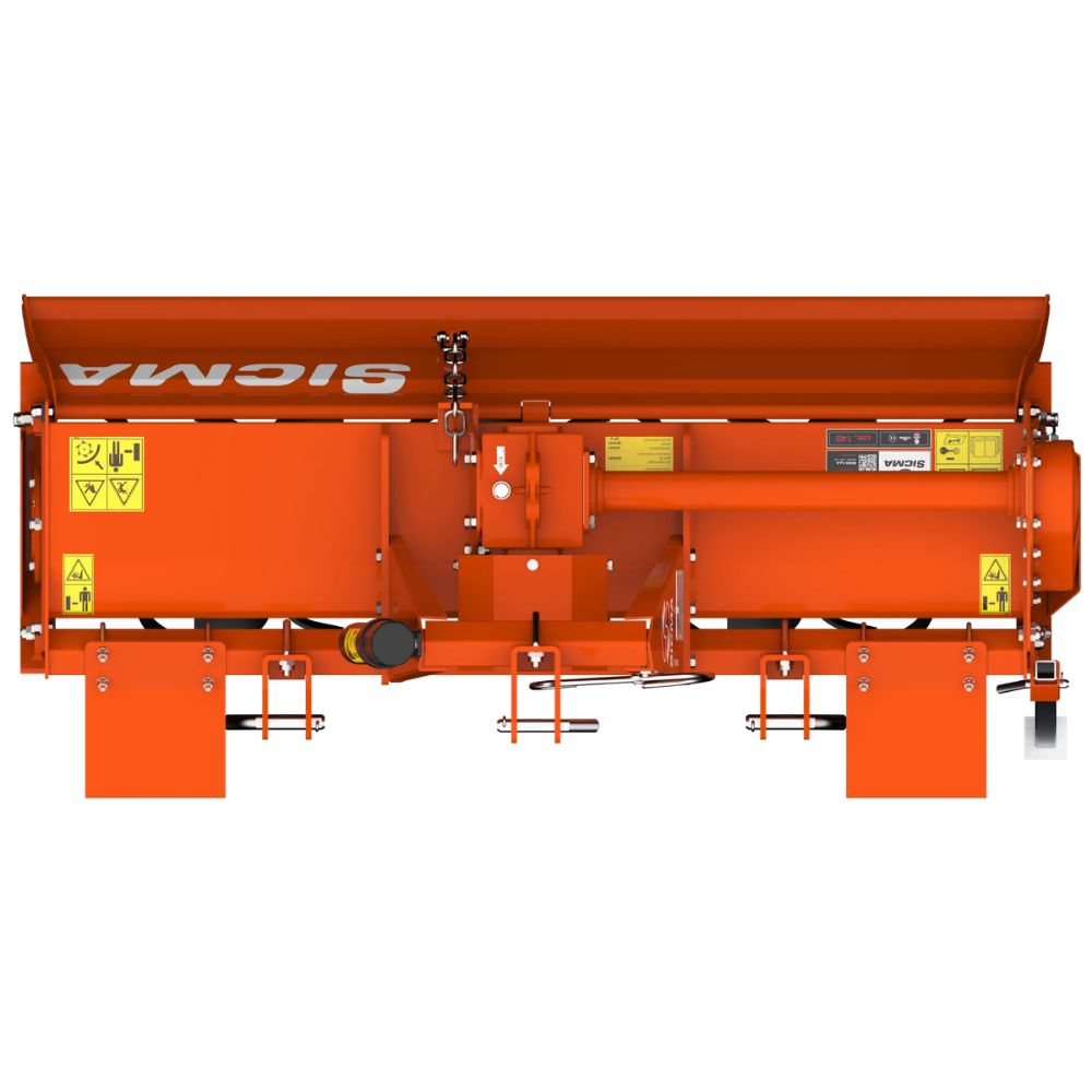 Sicma ZLL 140 jordfräs – sidokedjedrift i oljebad och 3-punktskoppling kat. 1