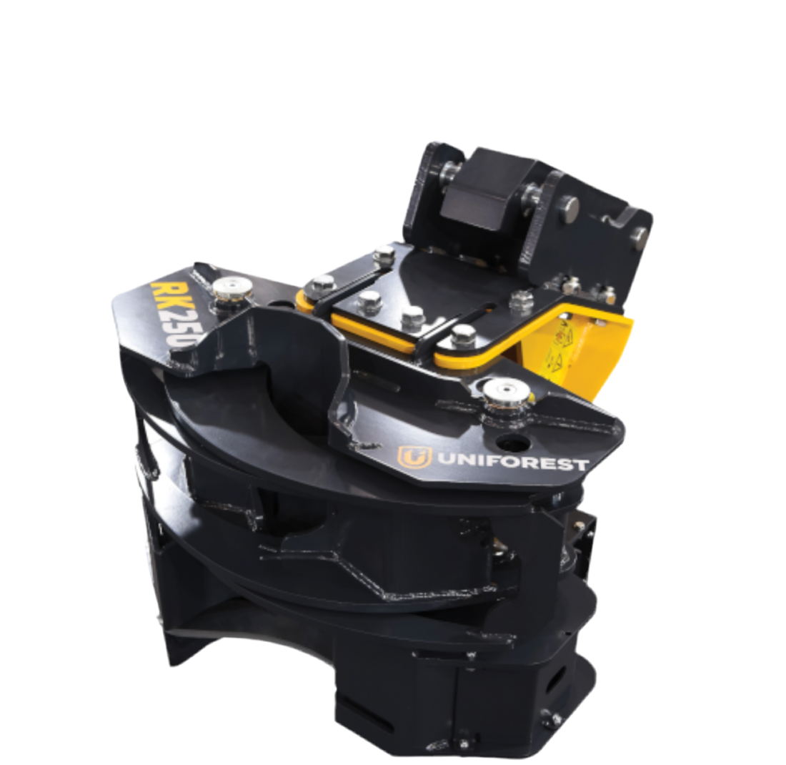 Uniforest RK250 energiklipp trädklipp för grävmaskin - 250 mm klipptjocklek barrträd