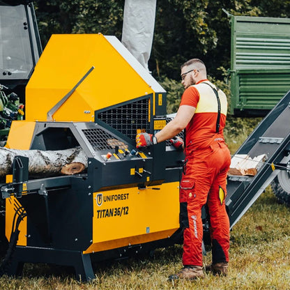 Vedprocessor Uniforest Titan 36/12 PTO- eller eldrift