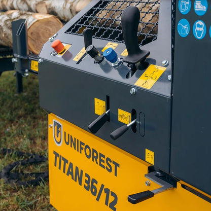 Vedprocessor Uniforest Titan 36/12 PTO- eller eldrift