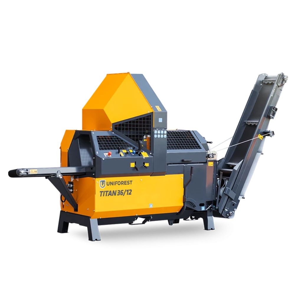 Vedprocessor Uniforest Titan 36/12 PTO- eller eldrift