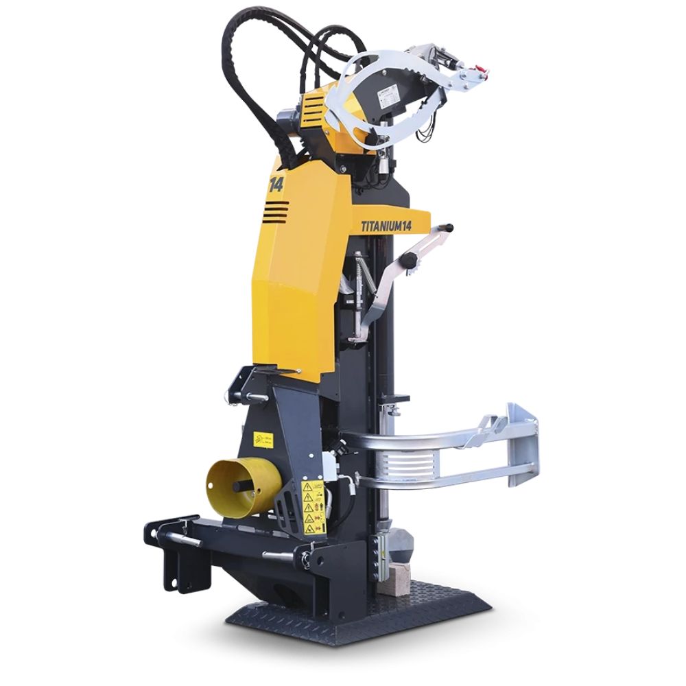 Uniforest Titanium 14 hydraulisk vedklyv - professionell vedklyvmaskin med 14 ton klyvkraft