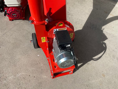 Caravaggi TRX50 elmotor flismaskin flisar grenar upp till 6 cm detaljbild