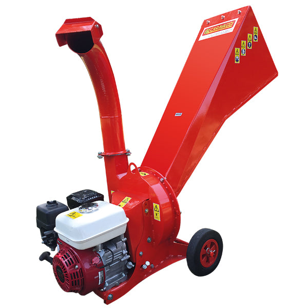 Caravaggi TRX50S flismaskin med Honda GX200 bensinmotor Made in Italy