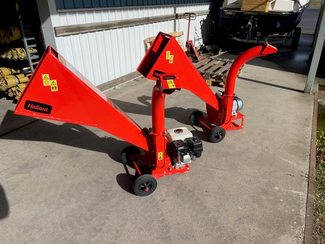 TRX50S flismaskin justerbara utkast för trädgårdsavfall och grenar upp till 6cm.